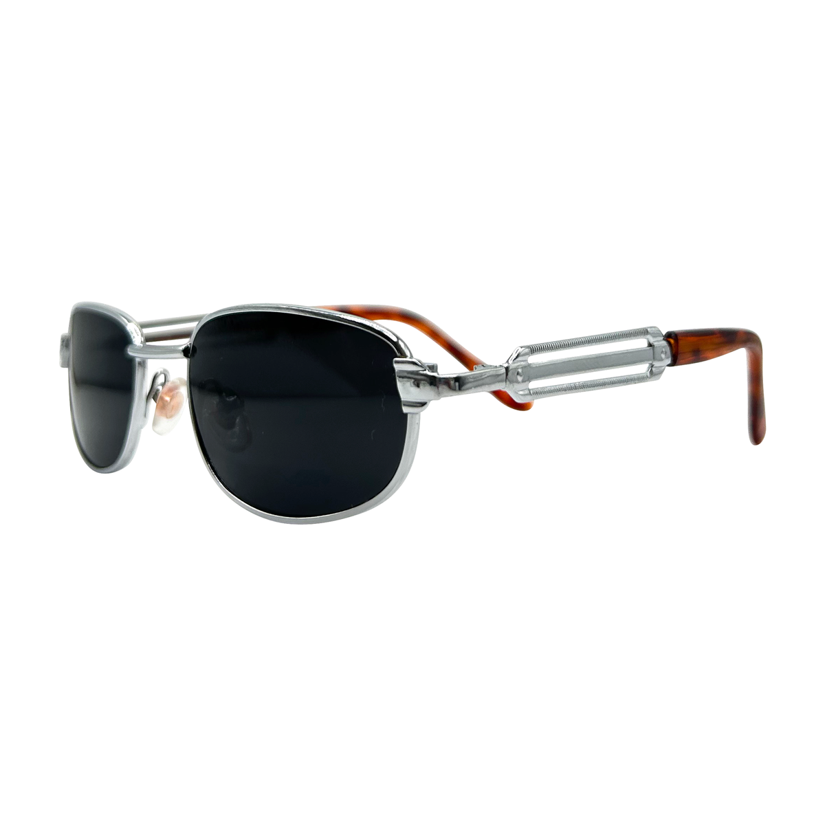Kids ⭐️ MOTO Square 90s SunglassesSilver-Giant Vintage Eyewear
