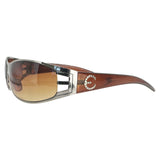 NDA Sport 90's SunglassesSilver/Amber-Giant Vintage Eyewear