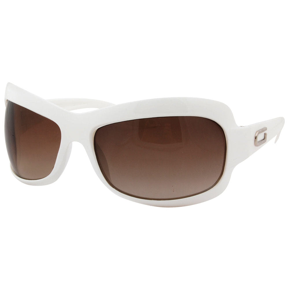 NO-NO White Amber 
Indie Sunglasses-Giant Vintage Eyewear