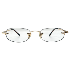 PASTOR Small Clear Rectangular 90s Glasses-Giant Vintage Eyewear