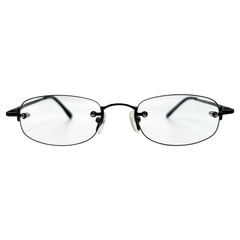PASTOR Small Clear Rectangular 90s Glasses-Giant Vintage Eyewear