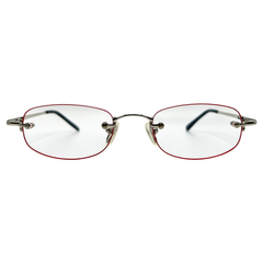 PASTOR Small Clear Rectangular 90s Glasses-Giant Vintage Eyewear