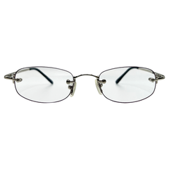 PASTOR Small Clear Rectangular 90s Glasses-Giant Vintage Eyewear