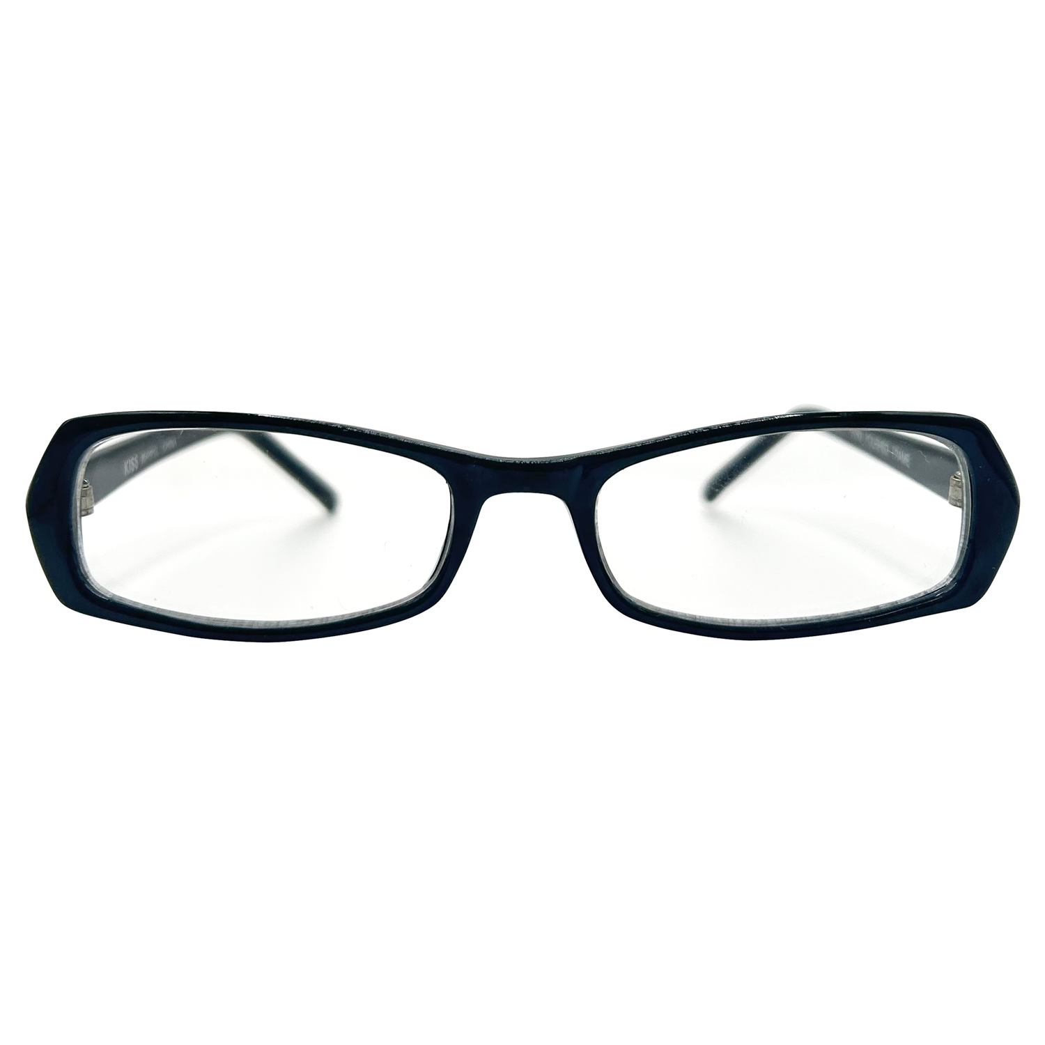 PEP TALK Clear Bayonetta-Style 90s Glasses-Giant Vintage Eyewear