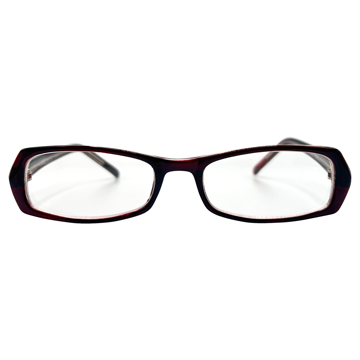 PEP TALK Clear Bayonetta-Style 90s Glasses-Giant Vintage Eyewear