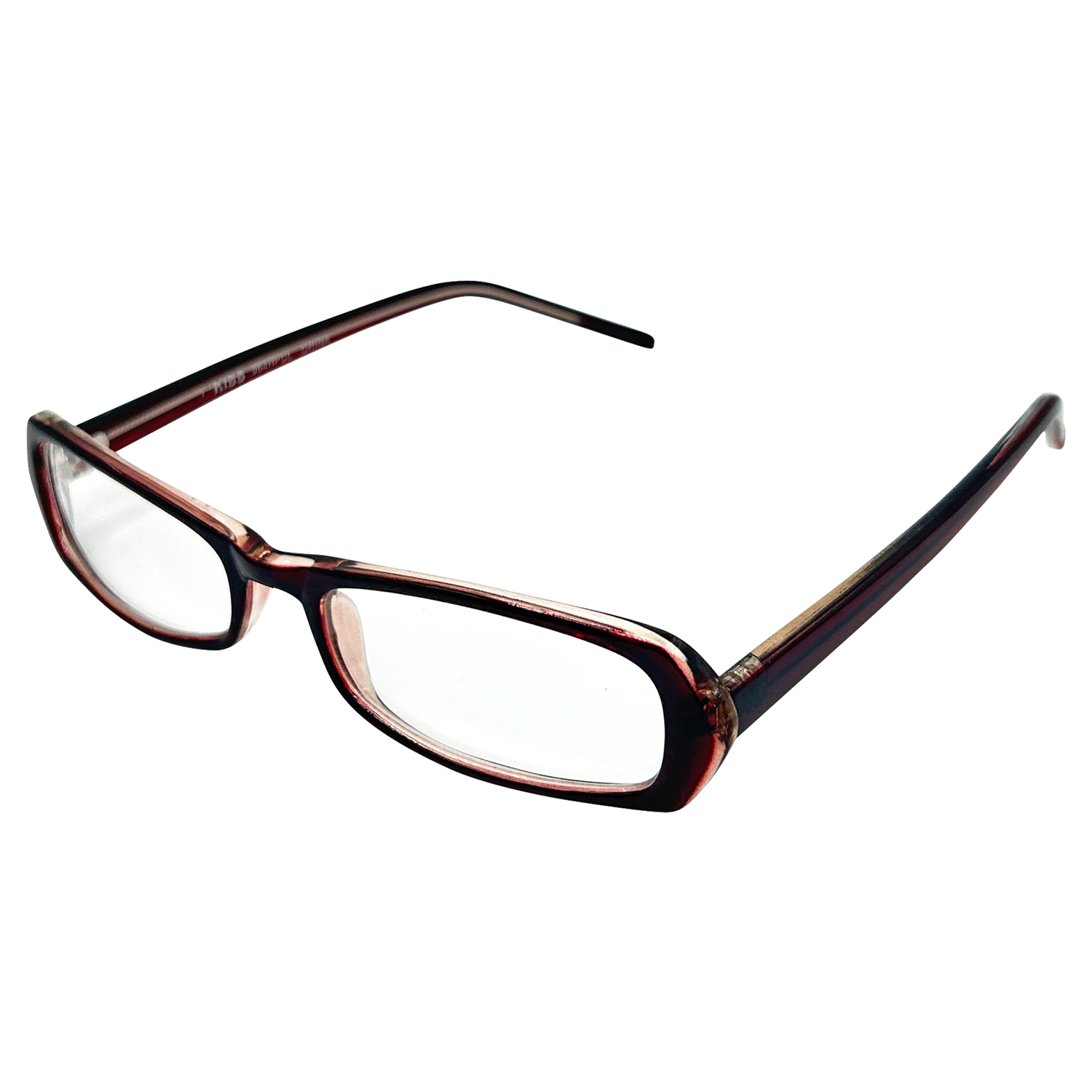 PEP TALK Clear Bayonetta-Style 90s GlassesCherry-Giant Vintage Eyewear