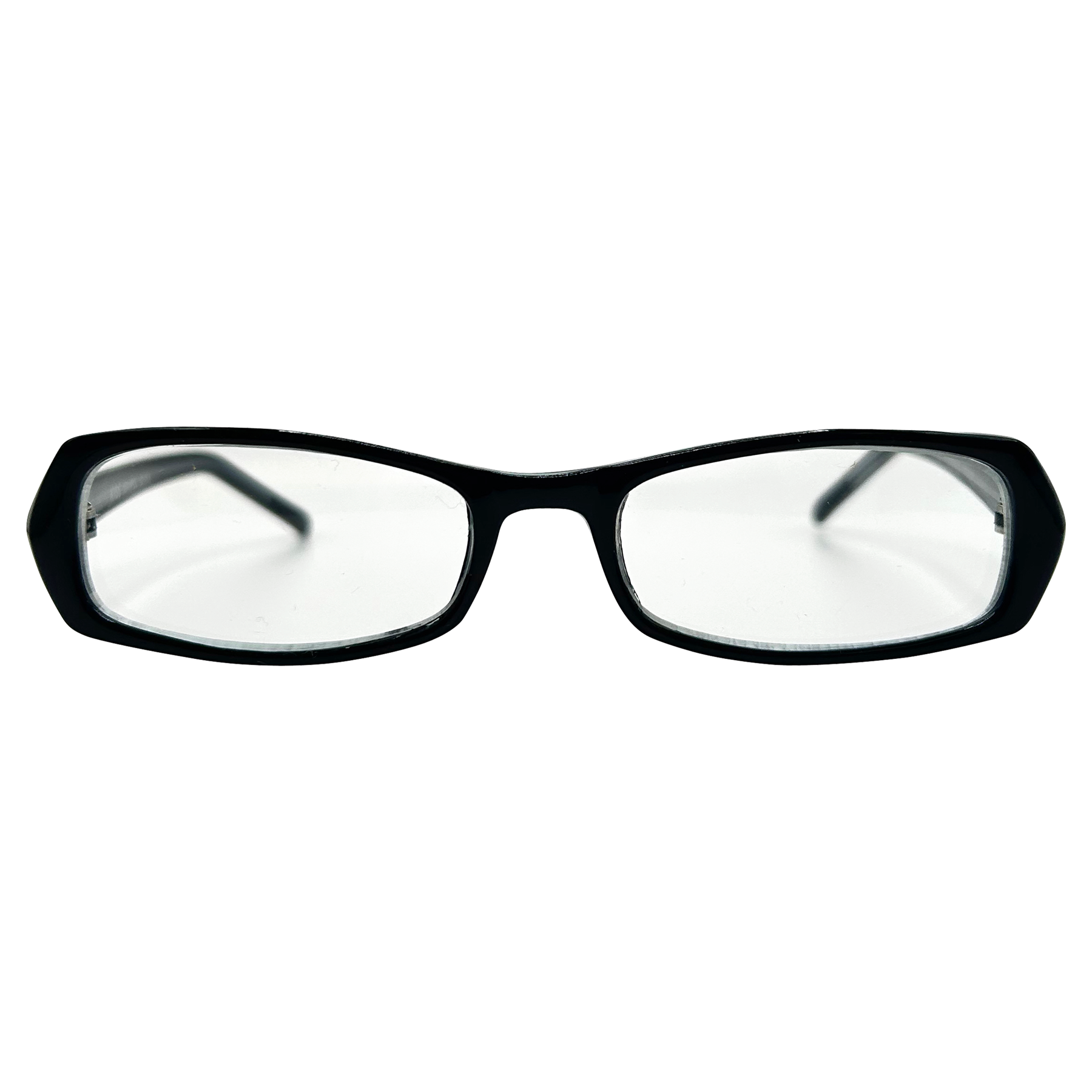 Vintage style top clear glasses