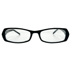 PEP TALK Clear Bayonetta-Style 90s Glasses-Giant Vintage Eyewear