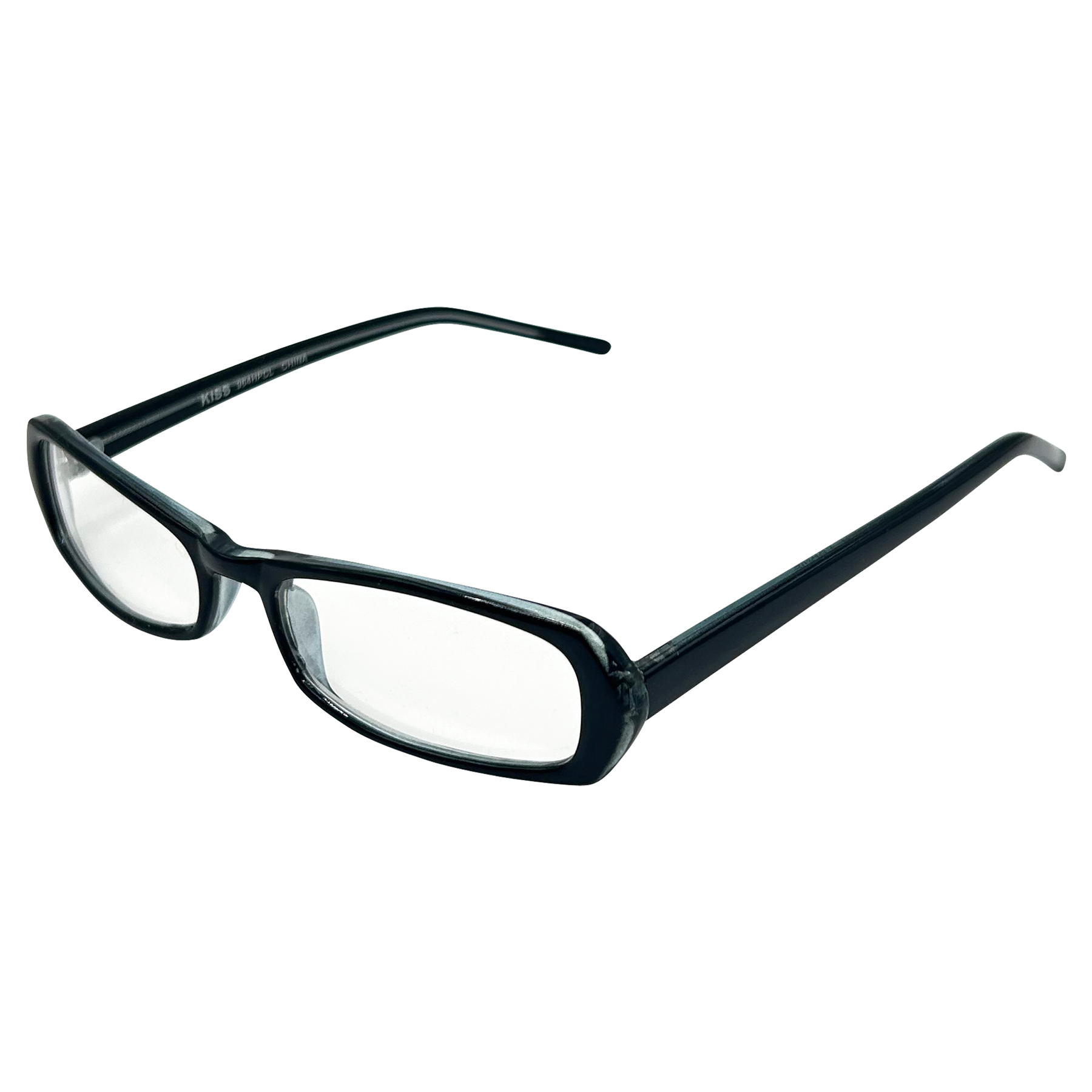 PEP TALK Clear Bayonetta-Style 90s Glasses