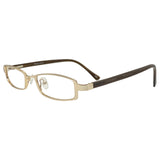 PERSISTENCE Clear Bayonetta-Style 90s GlassesGold-Giant Vintage Eyewear