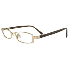 PERSISTENCE Clear Bayonetta-Style 90s GlassesGold-Giant Vintage Eyewear