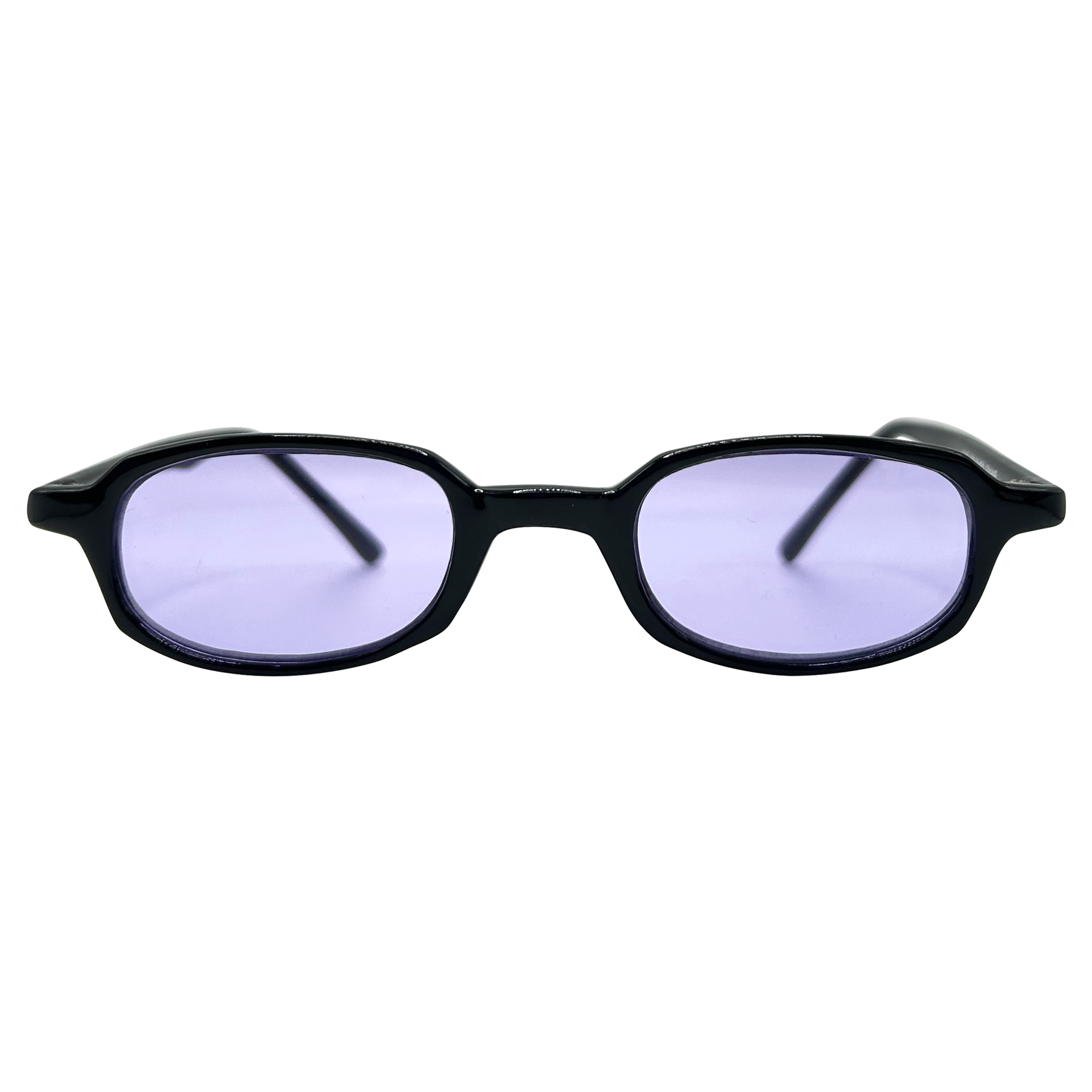 PILLS Black/Purple Square Sunglasses