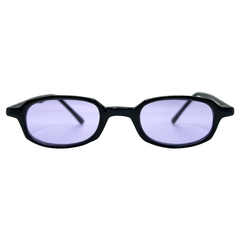 PILLS Black/Purple Square Sunglasses-Giant Vintage Eyewear