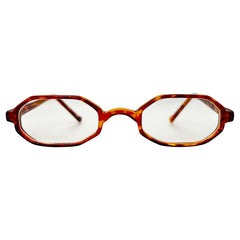 PINE Demi Clear Bayonetta-Style 90s Glasses-Giant Vintage Eyewear