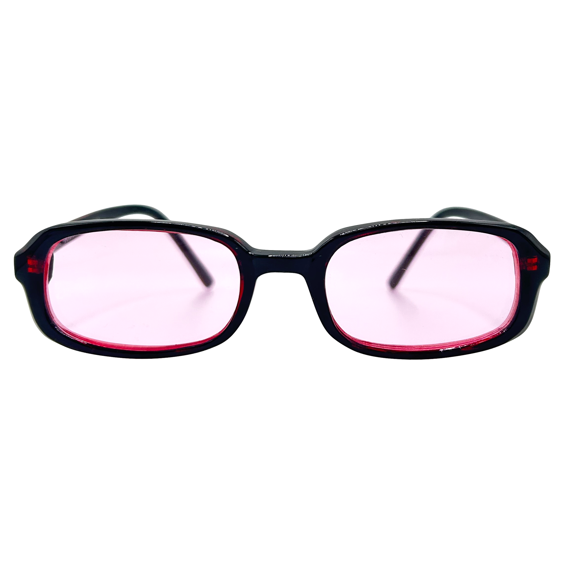 PINES Cherry/Pink Square Sunglasses