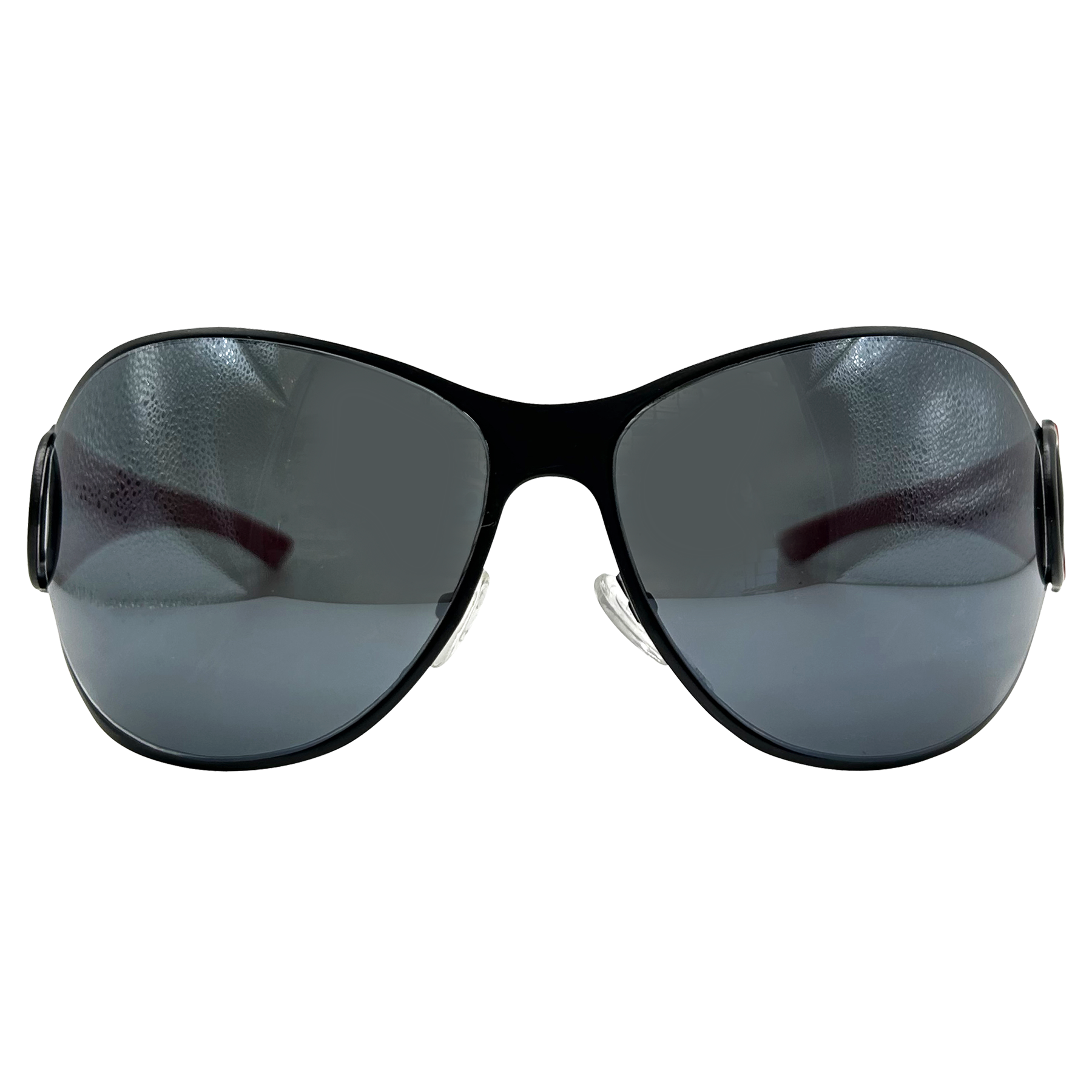 PLASTIC Oversized Y2K Sunglasses