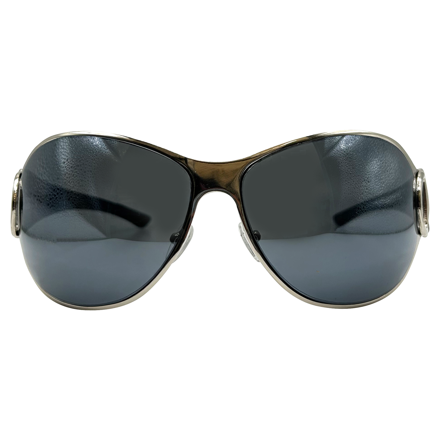 PLASTIC Oversized Y2K Sunglasses-Giant Vintage Eyewear