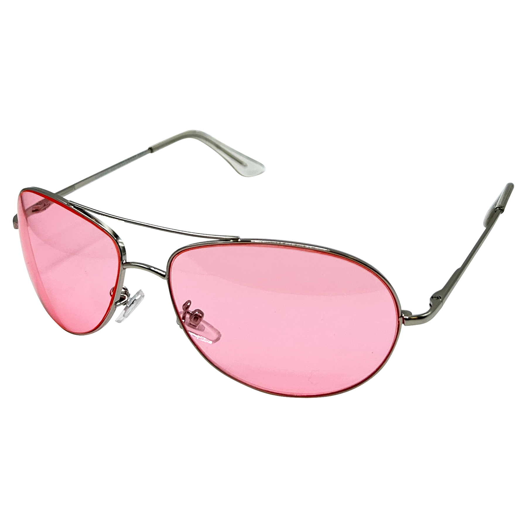 Shop Polly Aviator Y2K Vintage Fashion Sunglasses Silver/Pink