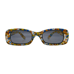 Kids ⭐️ POSIES Pearl Orange Flower/ Super Dark Square-Giant Vintage Eyewear