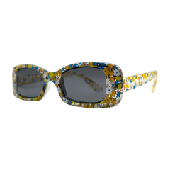 Kids ⭐️ POSIES Pearl Orange Flower/ Super Dark Square-Giant Vintage Eyewear