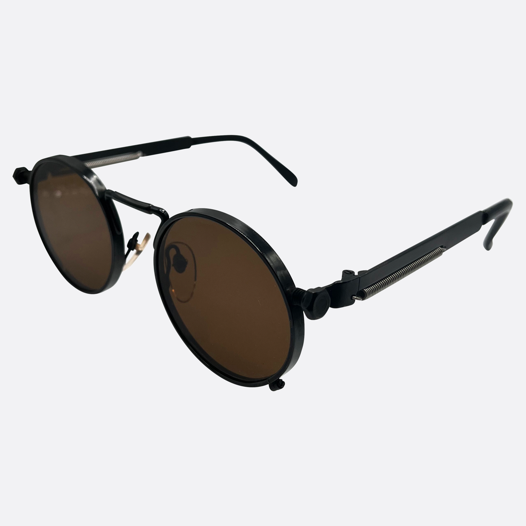 PROCESS Round Steampunk Sunglasses | Luxe Vintage