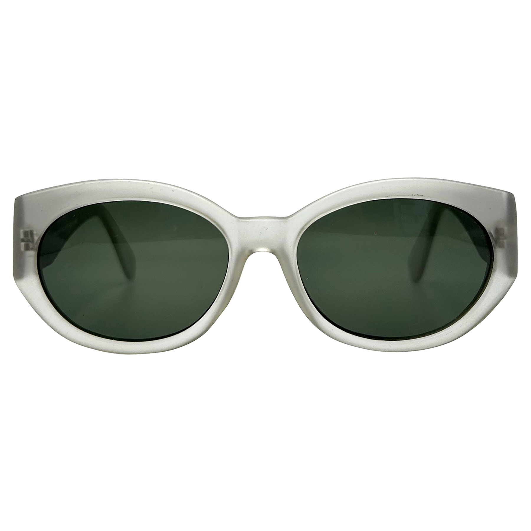 PUFF Frost Round Mod Cat-Eye Sunglasses