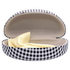 PUNK CHECKERED Sunglasses CaseWhite-Giant Vintage Eyewear