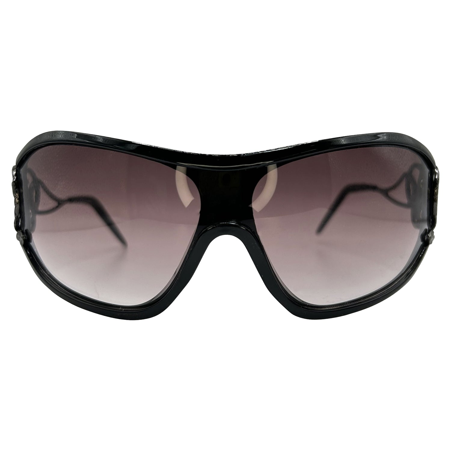 PYTHON Wraparound Shield Sunglasses-Giant Vintage Eyewear
