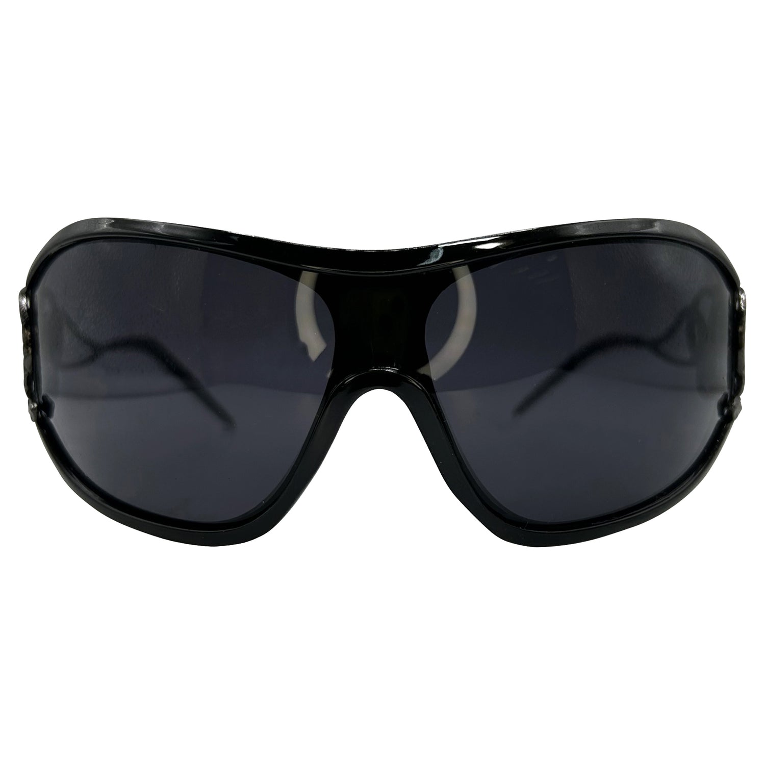 PYTHON Wraparound Shield Sunglasses-Giant Vintage Eyewear