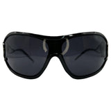 PYTHON Wraparound Shield Sunglasses-Giant Vintage Eyewear