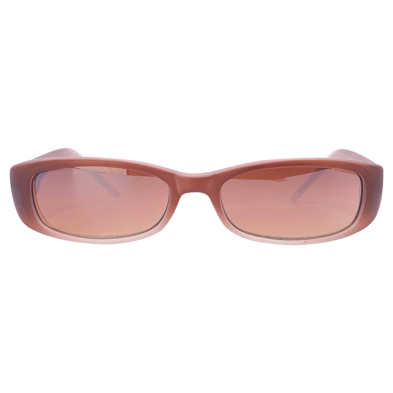 WHIMSICAL Small 90's Gradient SunglassesBrown-Giant Vintage Eyewear