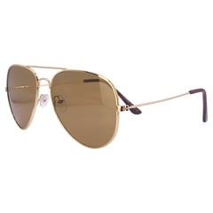 FILTER Gold Aviator Sunglasses | Blue-Blocker | Day Driving-Giant Vintage Eyewear