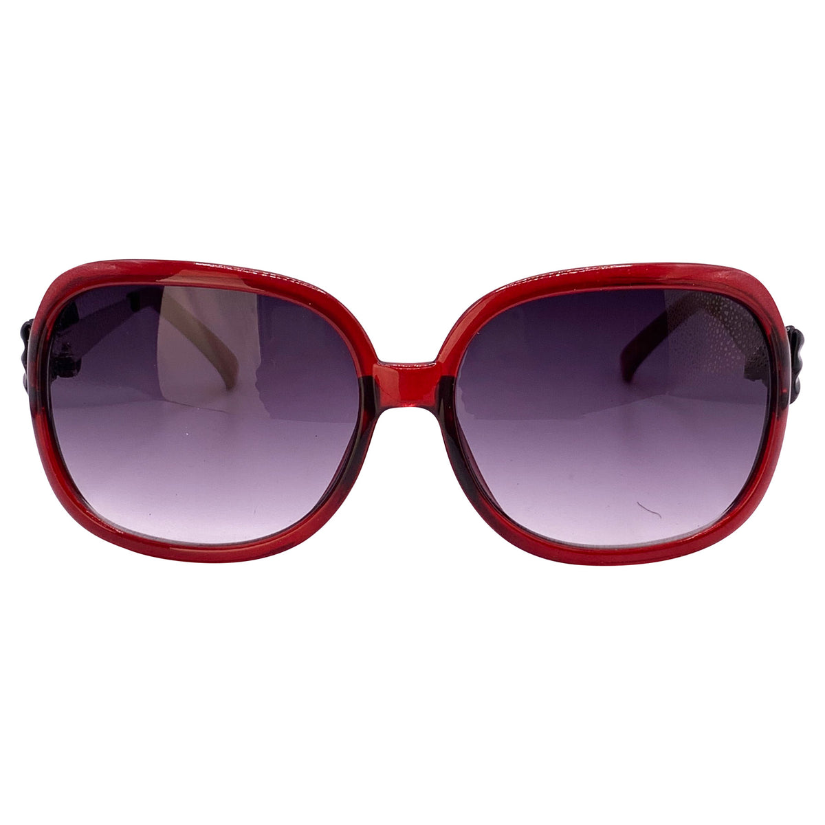 TONGUE Tied Boho Square SunglassesRed-Giant Vintage Eyewear