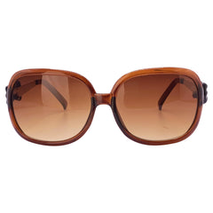 TONGUE Tied Boho Square SunglassesBrown-Giant Vintage Eyewear