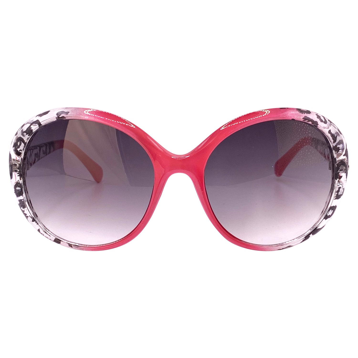 CRUELLA Round Boho SunglassesPink-Giant Vintage Eyewear