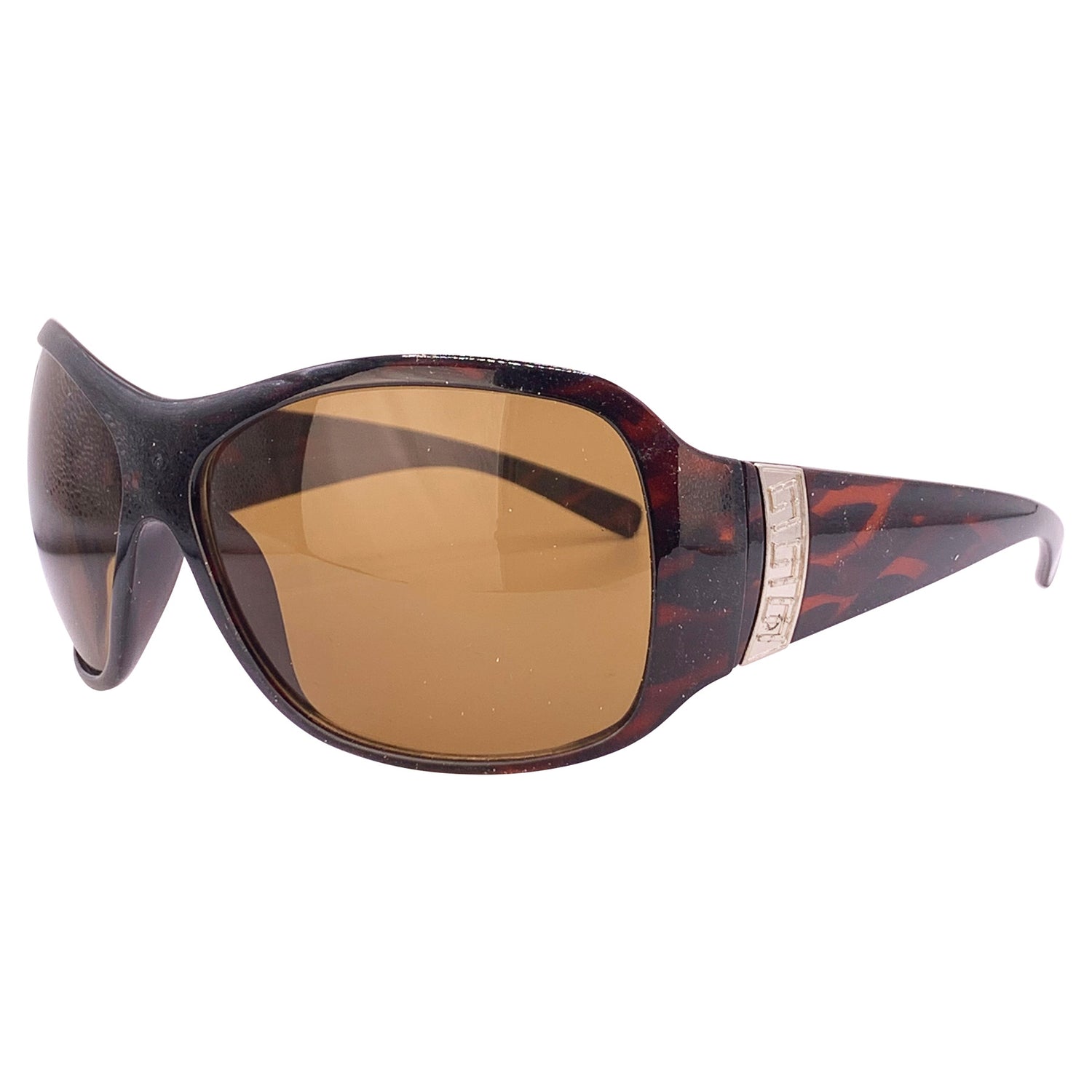 EXPENSIVE TASTE Oversized Shield Sunglasses-Giant Vintage Eyewear