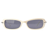 CHARLOTTE 90's SunglassesWhite-Giant Vintage Eyewear
