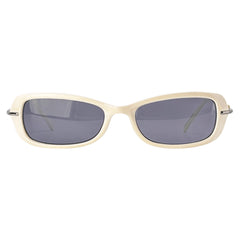 CHARLOTTE 90's SunglassesWhite-Giant Vintage Eyewear