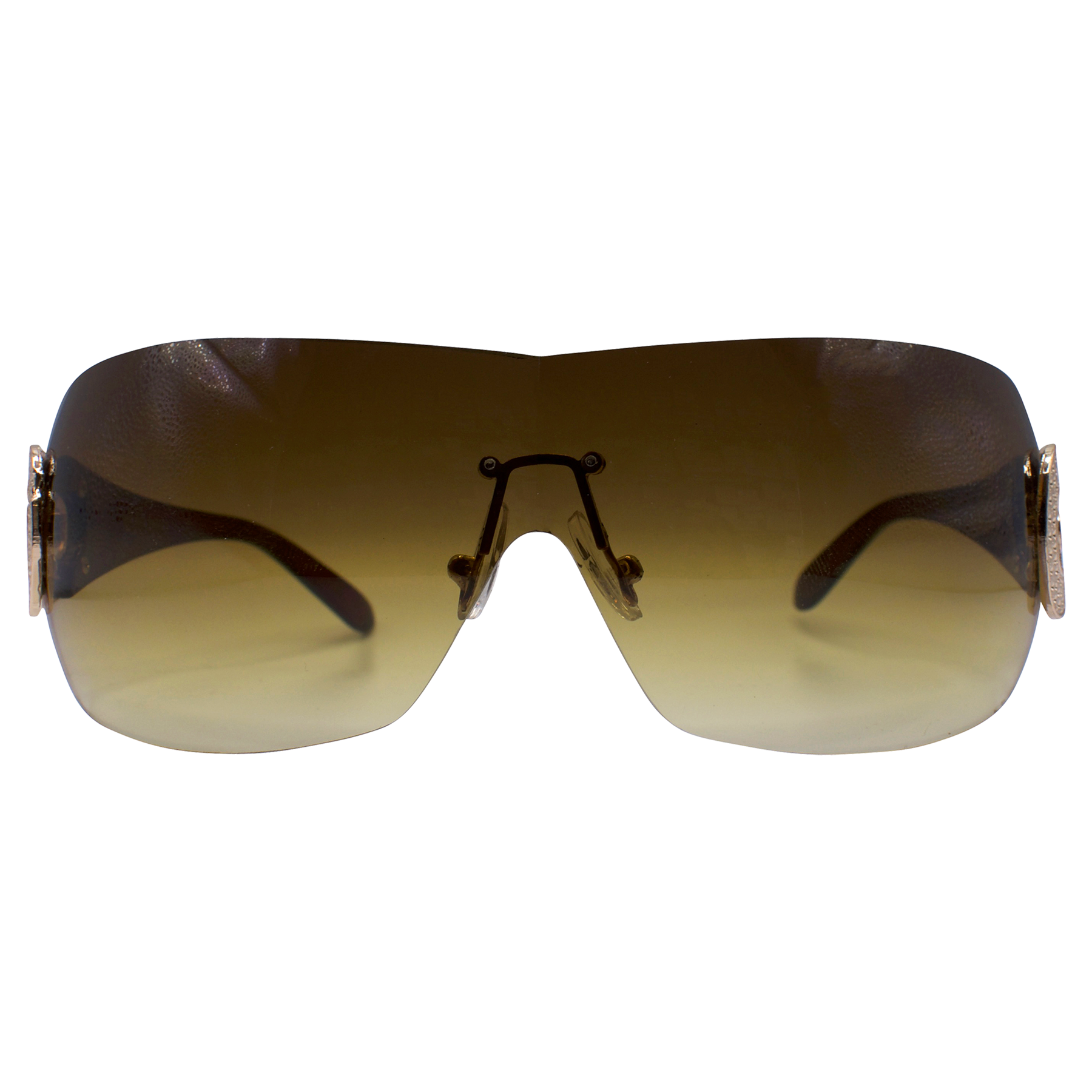REVENGE Rimless Shield Sunglasses