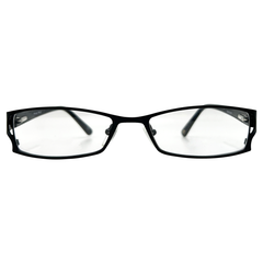RIOT Small Clear Rectangular 90s Glasses-Giant Vintage Eyewear