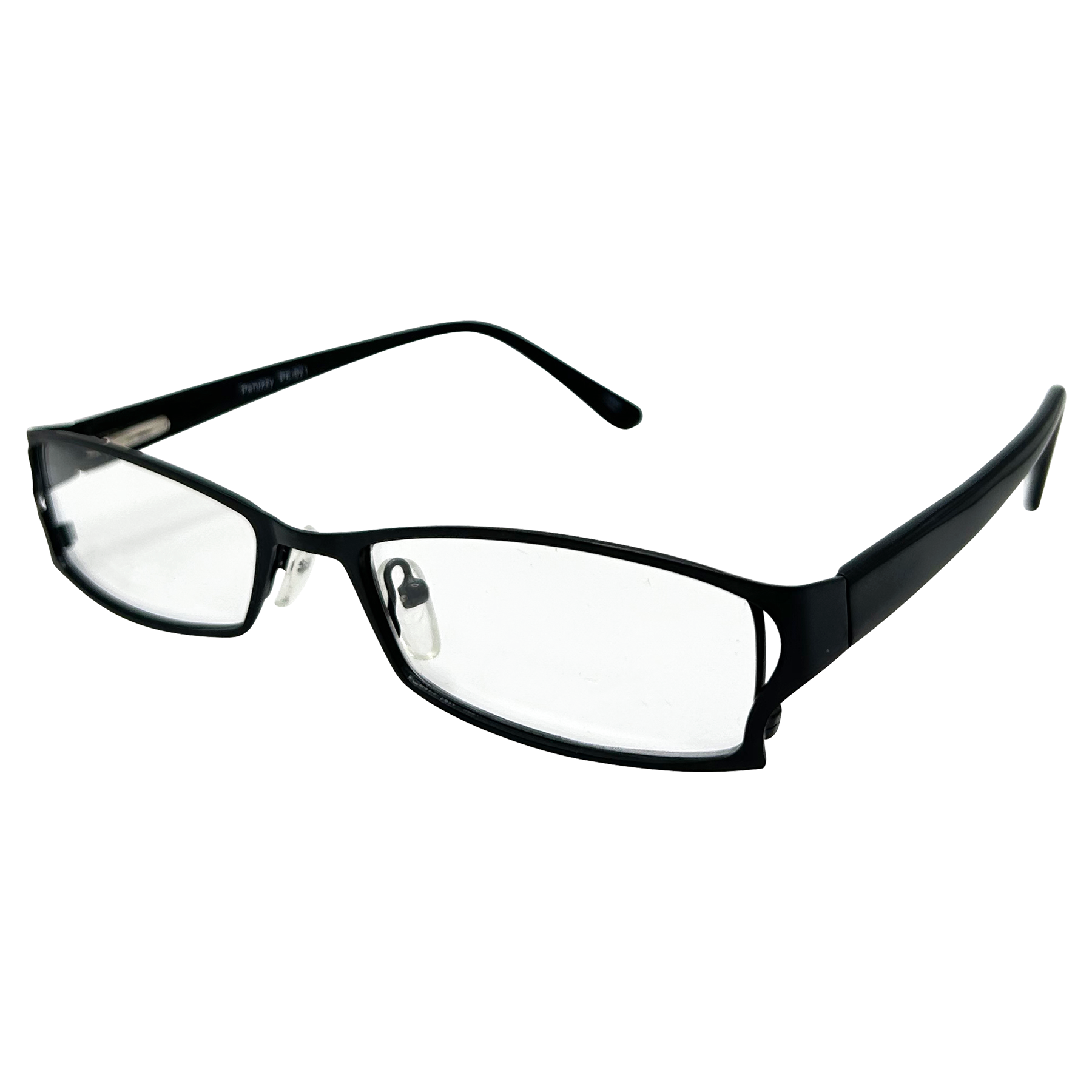 RIOT Small Clear Rectangular 90s Glasses