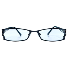 RIOT Small Clear Rectangular 90s Glasses-Giant Vintage Eyewear