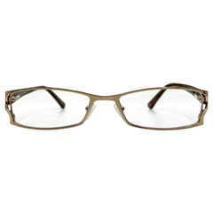 RIOT Small Clear Rectangular 90s Glasses-Giant Vintage Eyewear