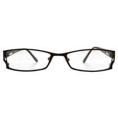 RIOT Small Clear Rectangular 90s Glasses-Giant Vintage Eyewear