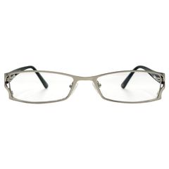 RIOT Small Clear Rectangular 90s Glasses-Giant Vintage Eyewear