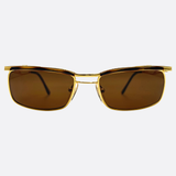 RIPPLE 90s Streetwear Sunglasses | Luxe VintageGold Demi/Brown-Giant Vintage Eyewear