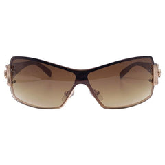 TUMBLR GIRLS Y2K Shield SunglassesAmber-Giant Vintage Eyewear