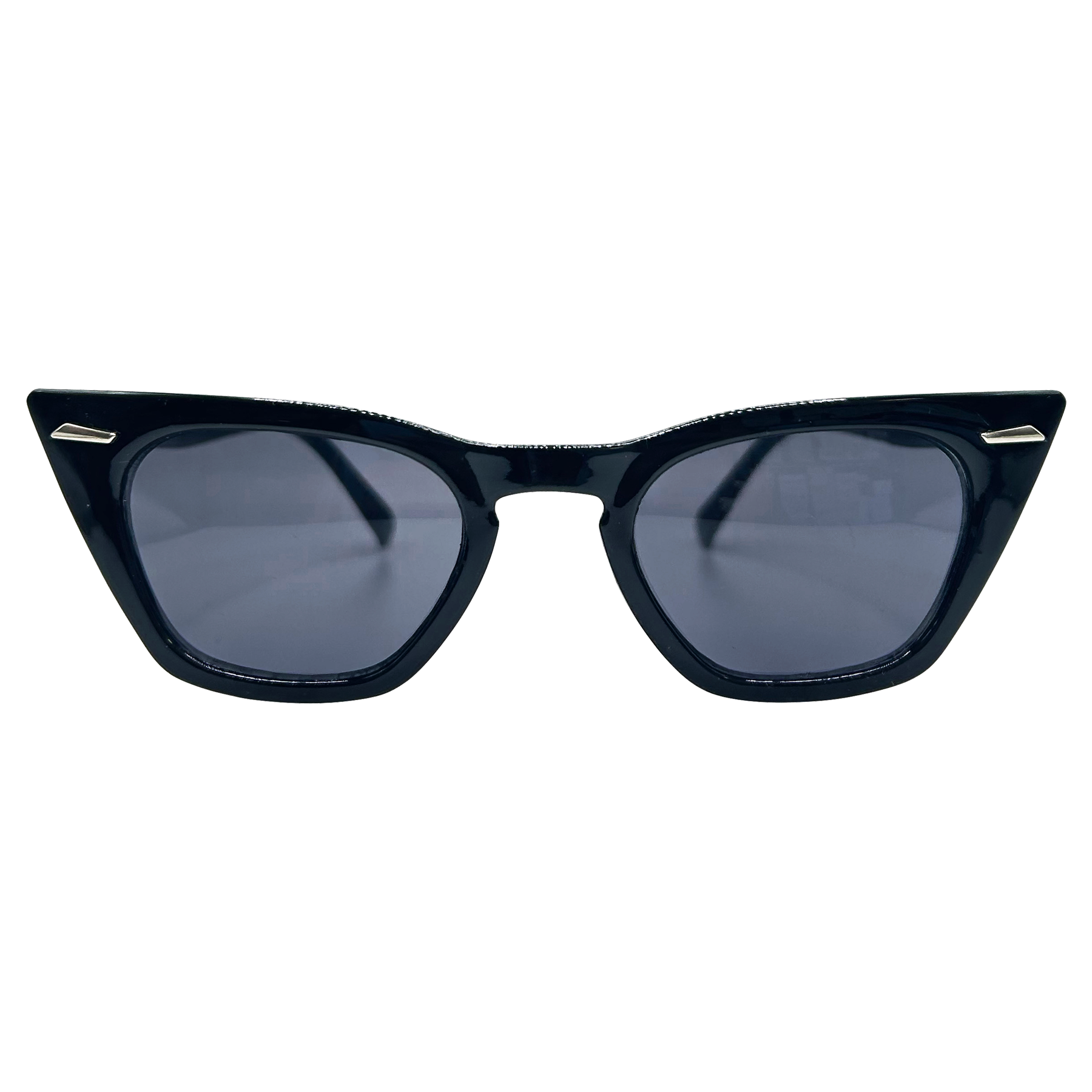 SACCHARINE Gloss Black Cat-Eye Sunglasses