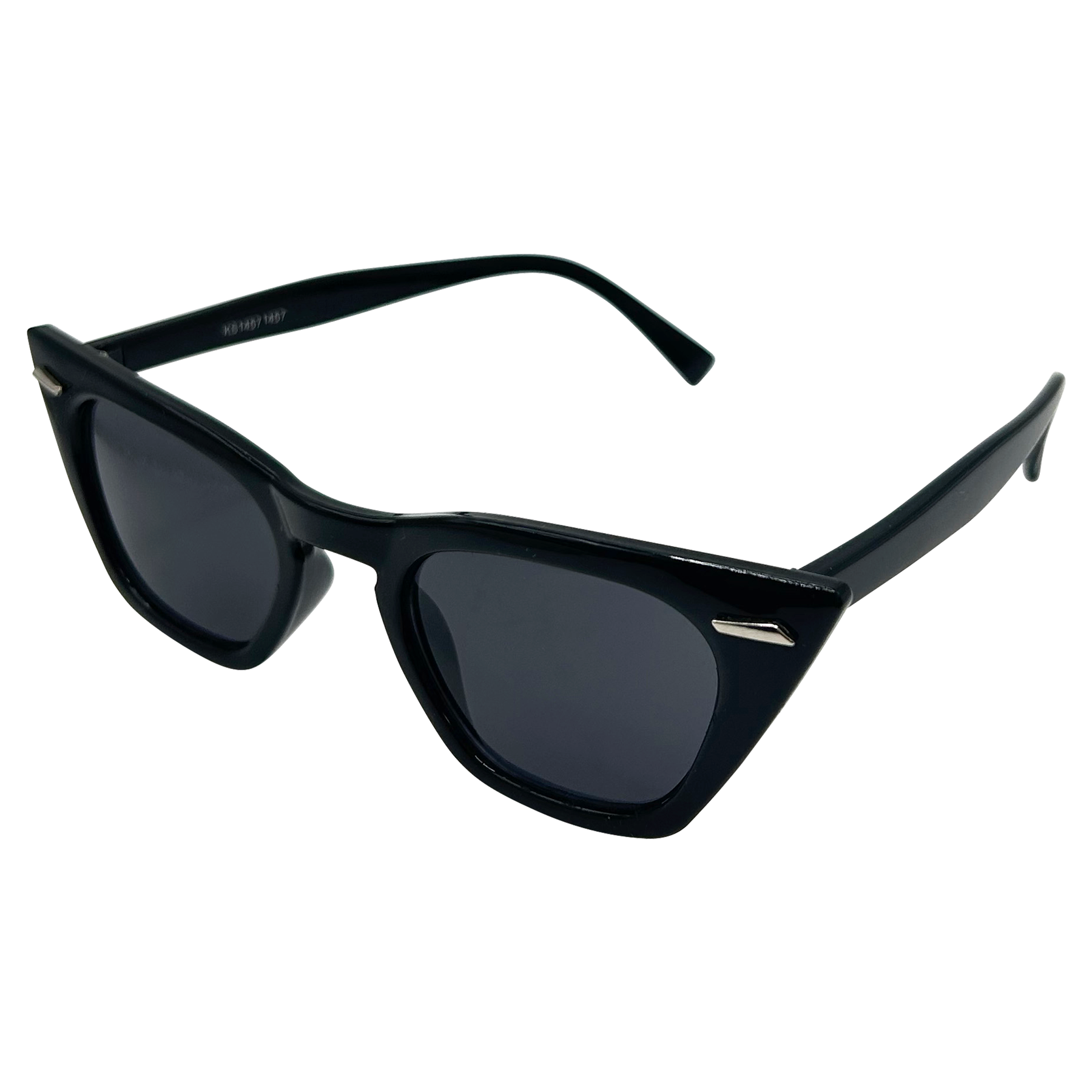 SACCHARINE Gloss Black Cat-Eye Sunglasses
