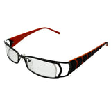 SAFARI Clear Square 90s Glasses | Premium | *As Seen On: Doechii*Black Orange-Giant Vintage Eyewear